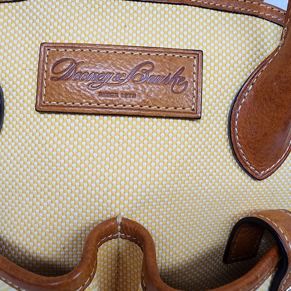 Canvas and Leather Double Zipper Satchel - Picture 3 of 16